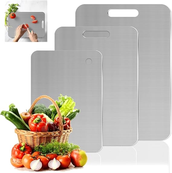Inox Titan – 100% Pure Titanium Cutting Board
