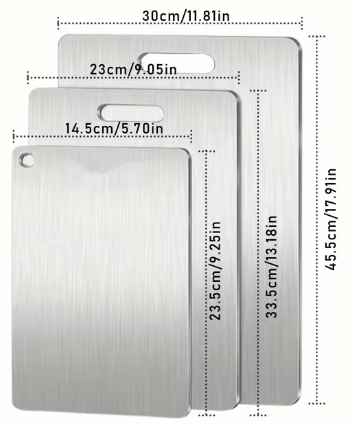 Inox Titan – 100% Pure Titanium Cutting Board